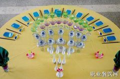 酒店创意摆台